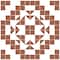 FloorPops Matias Terra Cotta Peel & Stick Floor Tiles
